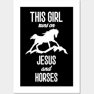 Equestrian Horses Lover Horse Riding Fan Cowgirl Posters and Art